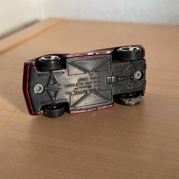 Vintage 90s Hot Wheels McDonalds Maximizer Toy Car Red Collectible 1999 - Picture 8 of 8